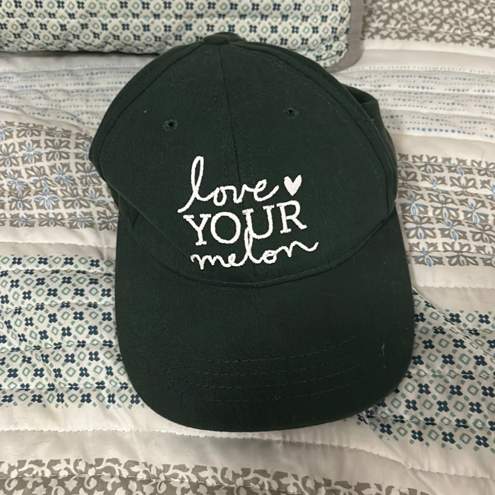 Love your melon hat green